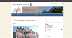Desktop Screenshot of forum-stadt.eu