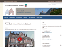 Tablet Screenshot of forum-stadt.eu